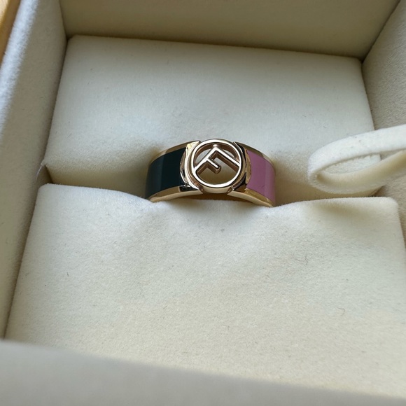 Fendi Fendita Gold Plated Ring - Picture 6 of 6